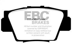 EBC Brakes - EBC Brakes DP4873R Yellowstuff Street And Track Brake Pads - Image 1