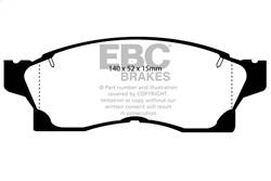 EBC Brakes - EBC Brakes DP4936R Yellowstuff Street And Track Brake Pads - Image 1