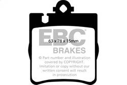 EBC Brakes - EBC Brakes DP41441R Yellowstuff Street And Track Brake Pads - Image 1