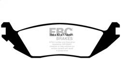 EBC Brakes - EBC Brakes DP41639R Yellowstuff Street And Track Brake Pads - Image 1