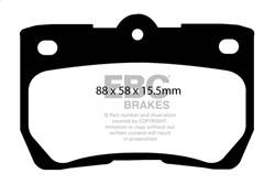 EBC Brakes - EBC Brakes DP41586R Yellowstuff Street And Track Brake Pads - Image 1