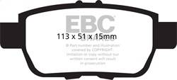 EBC Brakes - EBC Brakes DP41754R Yellowstuff Street And Track Brake Pads - Image 1