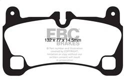 EBC Brakes - EBC Brakes DP41836R Yellowstuff Street And Track Brake Pads - Image 1