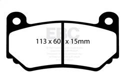 EBC Brakes - EBC Brakes DP41377R Yellowstuff Street And Track Brake Pads - Image 1