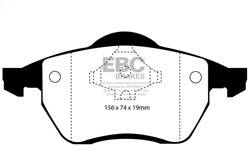 EBC Brakes - EBC Brakes UD836 Ultimax OEM Replacement Brake Pads - Image 1