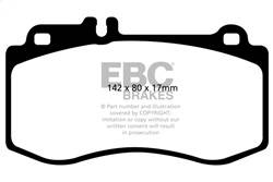 EBC Brakes - EBC Brakes DP31857C Redstuff Ceramic Low Dust Brake Pads - Image 1