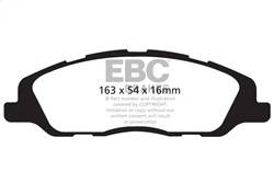 EBC Brakes - EBC Brakes DP31868C Redstuff Ceramic Low Dust Brake Pads - Image 1