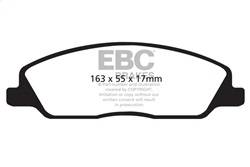 EBC Brakes - EBC Brakes DP31869C Redstuff Ceramic Low Dust Brake Pads - Image 1