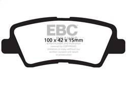 EBC Brakes - EBC Brakes DP31875C Redstuff Ceramic Low Dust Brake Pads - Image 1