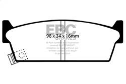 EBC Brakes - EBC Brakes DP3686/2C Redstuff Ceramic Low Dust Brake Pads - Image 1