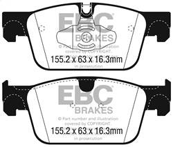 EBC Brakes - EBC Brakes DP32305C Redstuff Ceramic Low Dust Brake Pads - Image 1