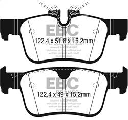 EBC Brakes - EBC Brakes DP32306C Redstuff Ceramic Low Dust Brake Pads - Image 1