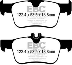 EBC Brakes - EBC Brakes DP32402C Redstuff Ceramic Low Dust Brake Pads - Image 1