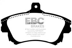 EBC Brakes - EBC Brakes DP31139C Redstuff Ceramic Low Dust Brake Pads - Image 1