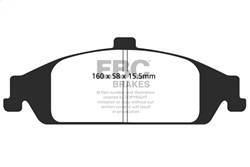 EBC Brakes - EBC Brakes DP31243C Redstuff Ceramic Low Dust Brake Pads - Image 1