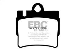 EBC Brakes - EBC Brakes DP31364C Redstuff Ceramic Low Dust Brake Pads - Image 1