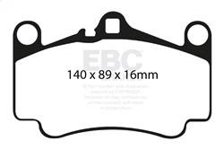 EBC Brakes - EBC Brakes DP31515C Redstuff Ceramic Low Dust Brake Pads - Image 1