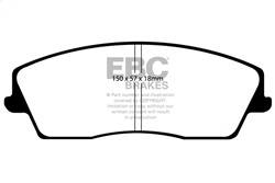 EBC Brakes - EBC Brakes DP31723C Redstuff Ceramic Low Dust Brake Pads - Image 1