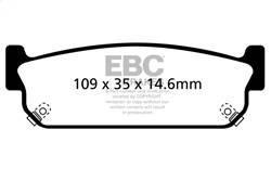 EBC Brakes - EBC Brakes DP31784C Redstuff Ceramic Low Dust Brake Pads - Image 1