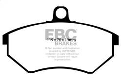 EBC Brakes - EBC Brakes DP3841/2C Redstuff Ceramic Low Dust Brake Pads - Image 1