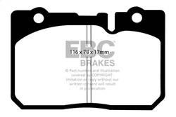 EBC Brakes - EBC Brakes DP21154 Greenstuff 2000 Series Sport Brake Pads - Image 1