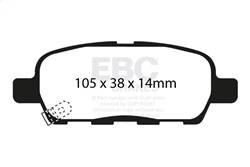 EBC Brakes - EBC Brakes DP21666 Greenstuff 2000 Series Sport Brake Pads - Image 1