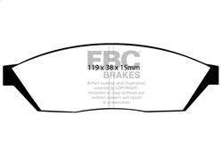 EBC Brakes - EBC Brakes DP2374 Greenstuff 2000 Series Sport Brake Pads - Image 1