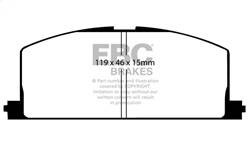 EBC Brakes - EBC Brakes DP2453 Greenstuff 2000 Series Sport Brake Pads - Image 1