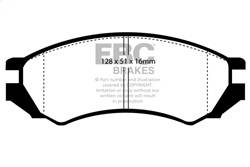 EBC Brakes - EBC Brakes DP2839 Greenstuff 2000 Series Sport Brake Pads - Image 1