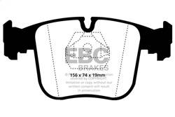 EBC Brakes - EBC Brakes DP2870 Greenstuff 2000 Series Sport Brake Pads - Image 1