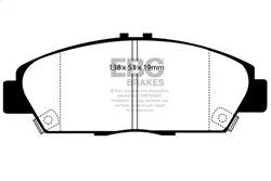 EBC Brakes - EBC Brakes DP2975 Greenstuff 2000 Series Sport Brake Pads - Image 1