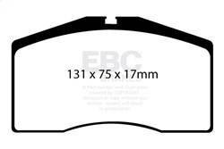 EBC Brakes - EBC Brakes DP2997 Greenstuff 2000 Series Sport Brake Pads - Image 1