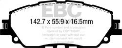 EBC Brakes - EBC Brakes DP22378 Greenstuff 2000 Series Sport Brake Pads - Image 1