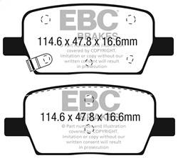 EBC Brakes - EBC Brakes DP23064 Greenstuff 2000 Series Sport Brake Pads - Image 1