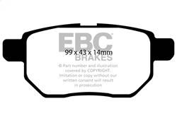 EBC Brakes - EBC Brakes DP21947 Greenstuff 2000 Series Sport Brake Pads - Image 1