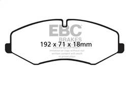 EBC Brakes - EBC Brakes DP62060 6000 Series Greenstuff Truck/SUV Brakes Disc Pads - Image 1