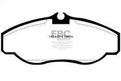 EBC Brakes - EBC Brakes DP61037 6000 Series Greenstuff Truck/SUV Brakes Disc Pads - Image 1