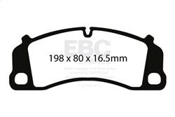 EBC Brakes - EBC Brakes DP32206C Redstuff Ceramic Low Dust Brake Pads - Image 1