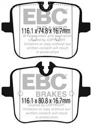 EBC Brakes - EBC Brakes DP42320R Yellowstuff Street And Track Brake Pads - Image 1