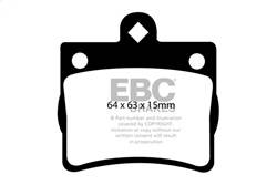 EBC Brakes - EBC Brakes DP41135R Yellowstuff Street And Track Brake Pads - Image 1