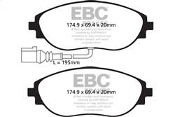 EBC Brakes - EBC Brakes DP42127R Yellowstuff Street And Track Brake Pads - Image 1