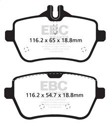 EBC Brakes - EBC Brakes DP42180R Yellowstuff Street And Track Brake Pads - Image 1