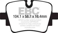 EBC Brakes - EBC Brakes DP42190R Yellowstuff Street And Track Brake Pads - Image 1