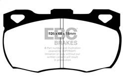 EBC Brakes - EBC Brakes DP4708R Yellowstuff Street And Track Brake Pads - Image 1