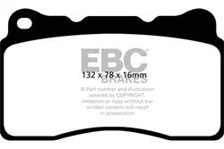 EBC Brakes - EBC Brakes DP42093R Yellowstuff Street And Track Brake Pads - Image 1