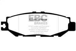 EBC Brakes - EBC Brakes DP41008R Yellowstuff Street And Track Brake Pads - Image 1