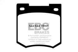 EBC Brakes - EBC Brakes DP4106R Yellowstuff Street And Track Brake Pads - Image 1