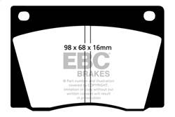 EBC Brakes - EBC Brakes DP4108R Yellowstuff Street And Track Brake Pads - Image 1