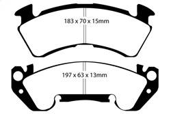 EBC Brakes - EBC Brakes DP41147R Yellowstuff Street And Track Brake Pads - Image 1