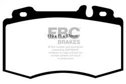 EBC Brakes - EBC Brakes DP41363R Yellowstuff Street And Track Brake Pads - Image 1